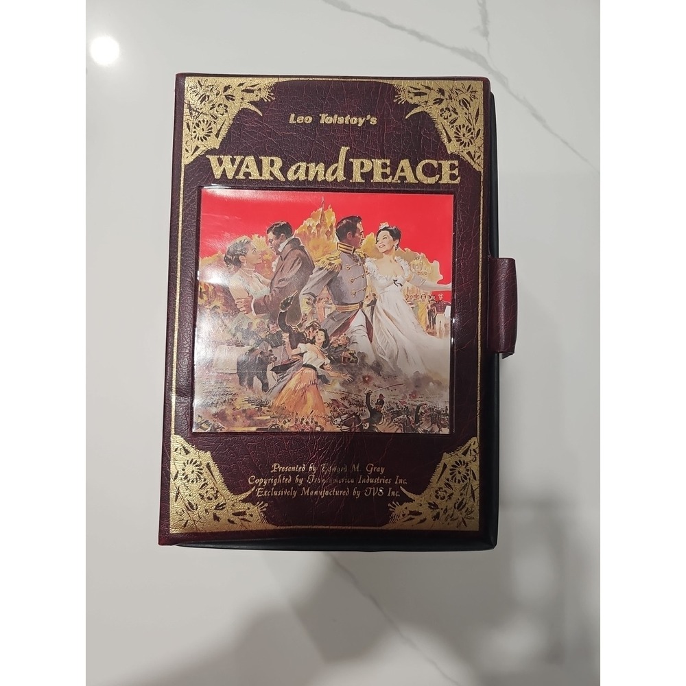 Leo Tolstoy's War And Peace Betamax Four Tape Set W/Souvenir Program